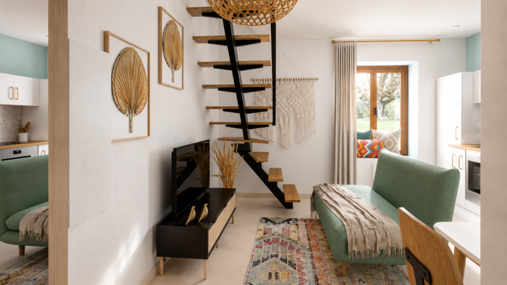 Décoration et optimisation intérieure maison – projet réalisé par Makena