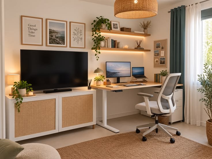 Créer un bureau à la maison sans sacrifier une pièce entière